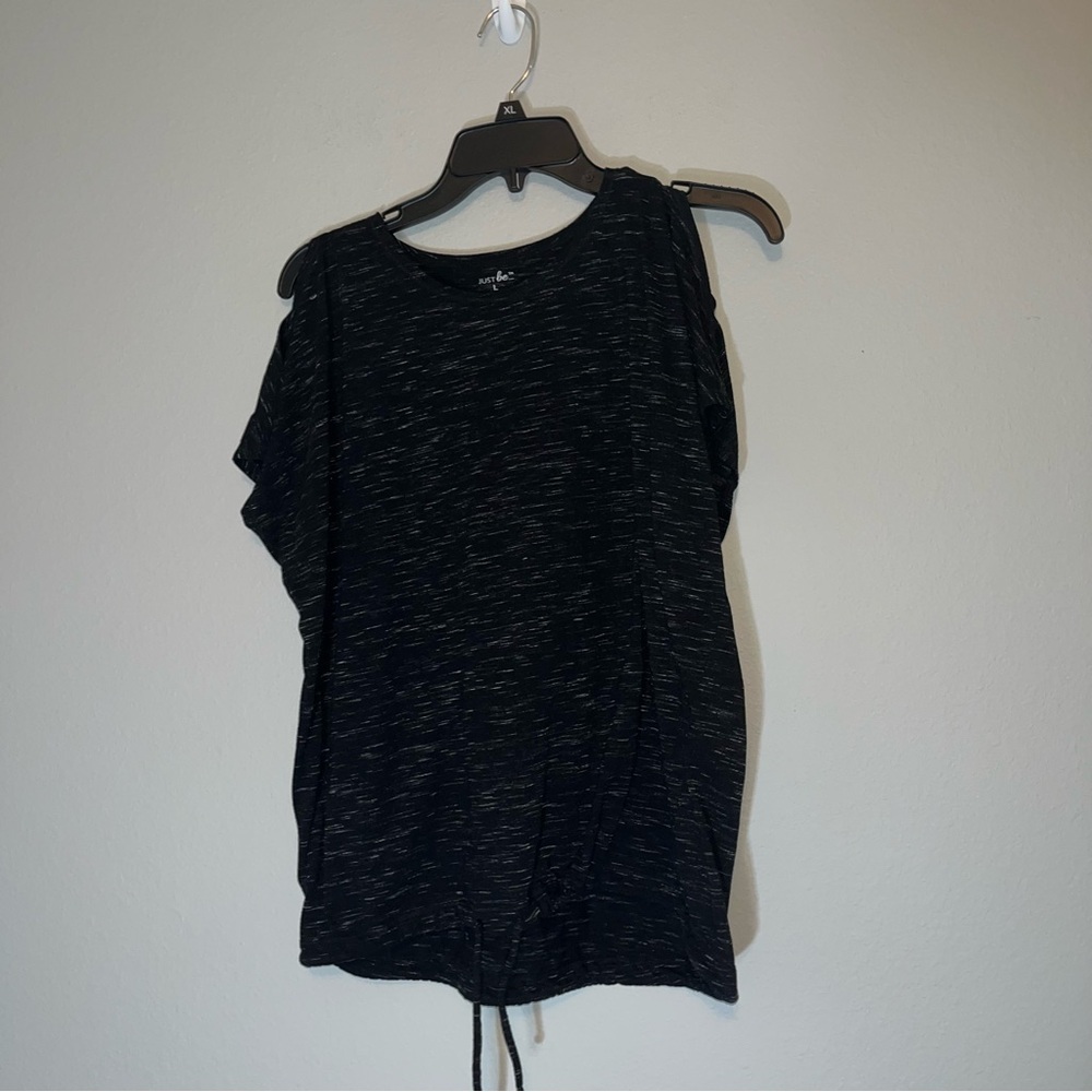 Just Be Short Sleeves with Slits Size L